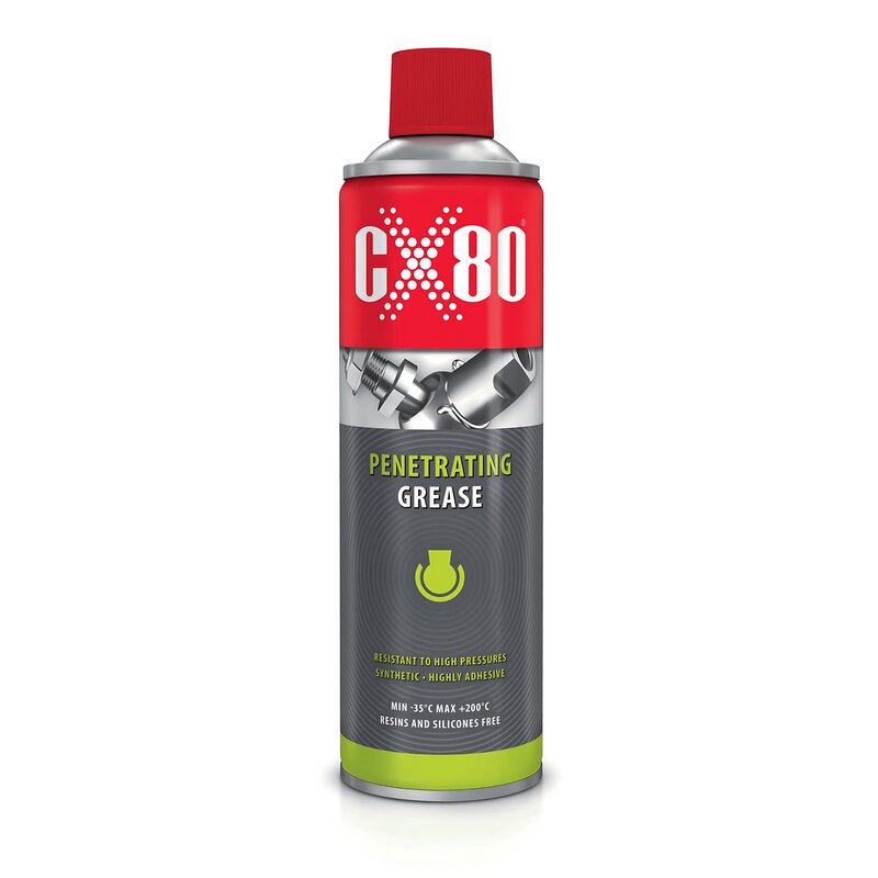 CX80 Kriechfett 500ml Spray Eindringendes Schmiermittel, Einzeldose/6er/12er Set