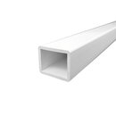 PVC Vierkantrohr wei� Kunststoff Pfosten Profil - ⌀ 7,5-120mm - 10-200cm L�nge 110,0 x 110,0 x 3,0 100 cm abgerundet