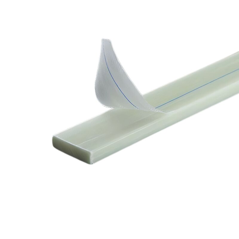 GFK Flachprofil Glasfaser Flachstange Segellatte versch. Abmessungen, 1-2m Lnge 5,0 x 3,0 mm (Wei) 1000 mm