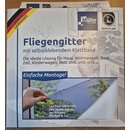 MAPA-Plast Fliegengitter Wei� / Anthrazit -0,60 Meter x 2,10 Meter-Anthrazit