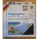 MAPA-Plast Fliegengitter Wei� / Anthrazit -0,60 Meter x 2,10 Meter-Anthrazit