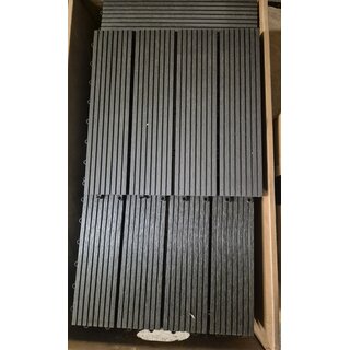 WPC Terrassenfliesen B-Ware 30x30cm Klickfliesen Fliesen...