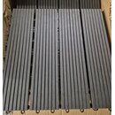 WPC Terrassenfliesen B-Ware 30x30cm Klickfliesen Fliesen mit kleinen Besch�digungen