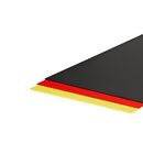 PVC Hartschaumplatten 3er Set - Deutsche Flagge - Schwarz - Rot - Gold