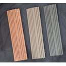 NEU WPC Terassenfliesen 30x30com Kunststoff Balkon Garten Dielen-Neues Klicksystem- Grau - Standard-1 St�ck