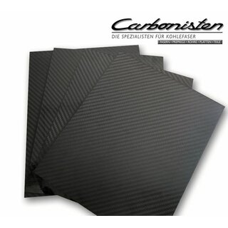 0010-Z80400-0300-0100 1 mm dick CFK Carbon Platte...