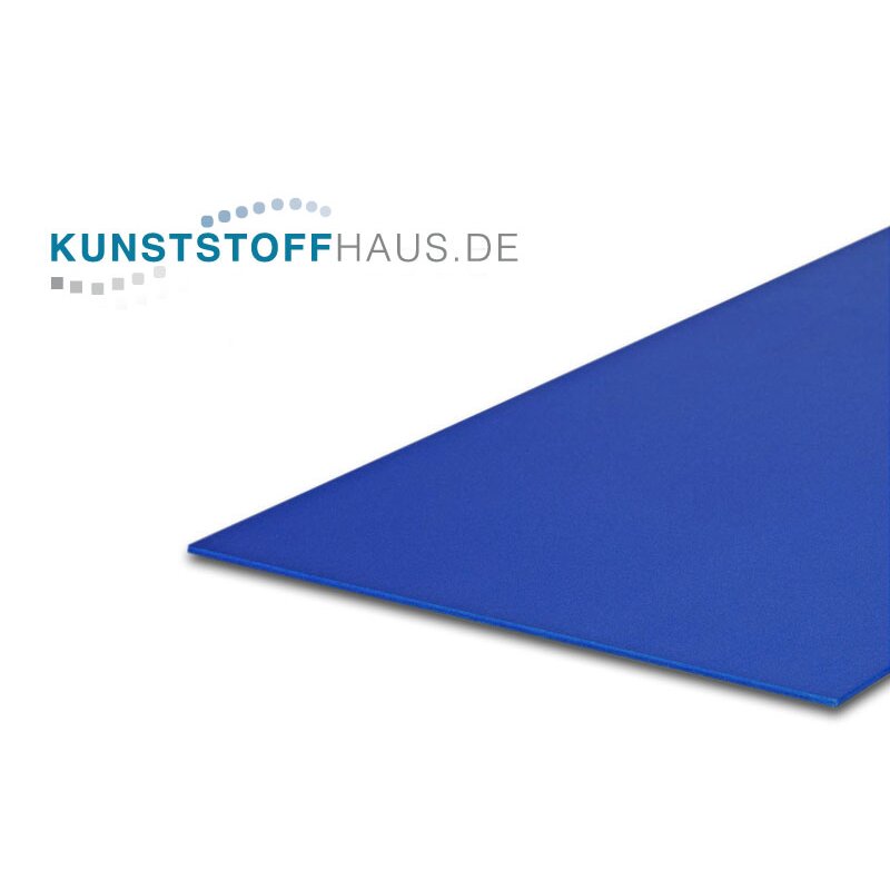 PVC rigid foam - 1000 x 500 x 3 mm Blue