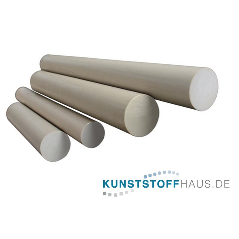 RI45600-0600-1000 PEEK Rundstab - 60 x 1000 mm - Polyetheretherketon Natur