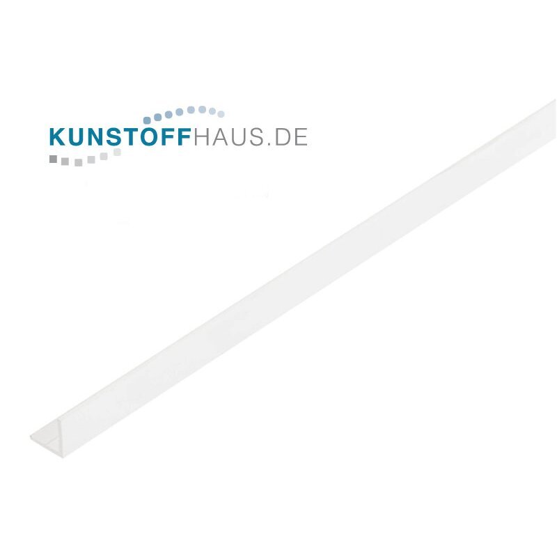 PVC Winkel - 10 x 10 x 1 mm - Wei