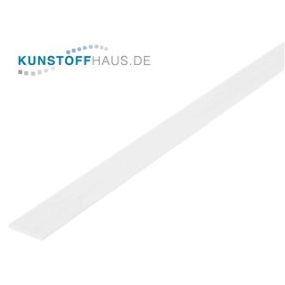 PVC Flachprofil - 23,5 x 2 mm - Wei�