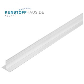 0010-RI45020-0075-TP PVC T-Profil - 7,5 x 1 mm - Wei